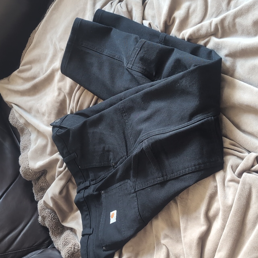 Carhartt Rugged flex Double Front Black 12R - Picture 9 of 11